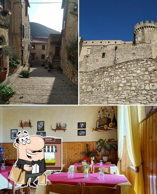 Tra le varie cose da Trattoria "Da Celeste" si possono trovare la esterno e interni