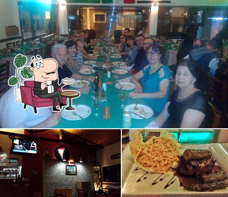 A Treviso Restaurante Pizzaria e Cantina Italiana se destaca pelo interior e comida