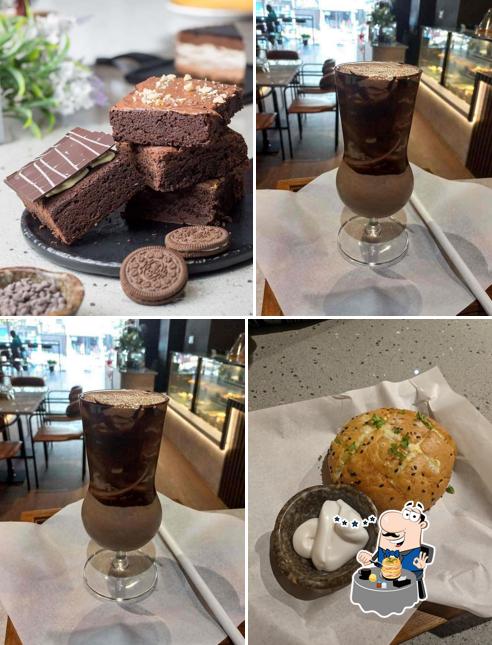 Chocolate mousse at Bread & Better Café