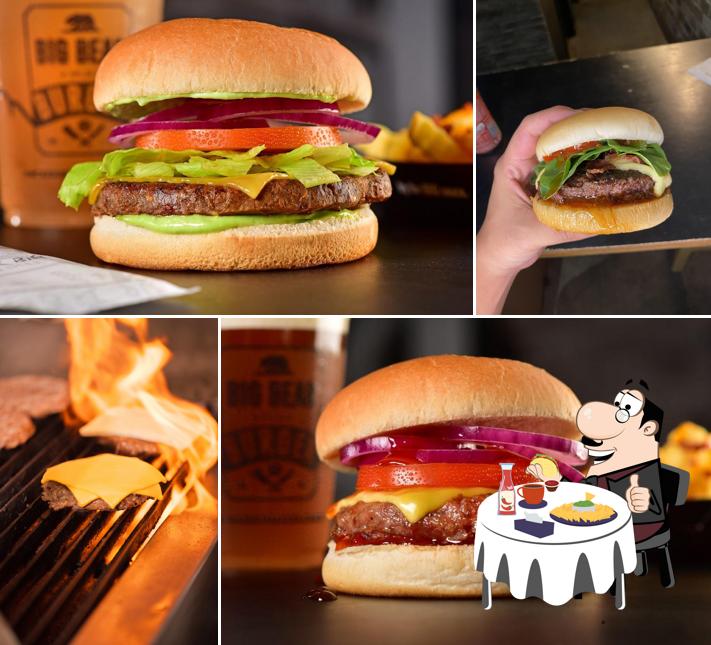 Consiga um hambúrguer no Big Bear Burger