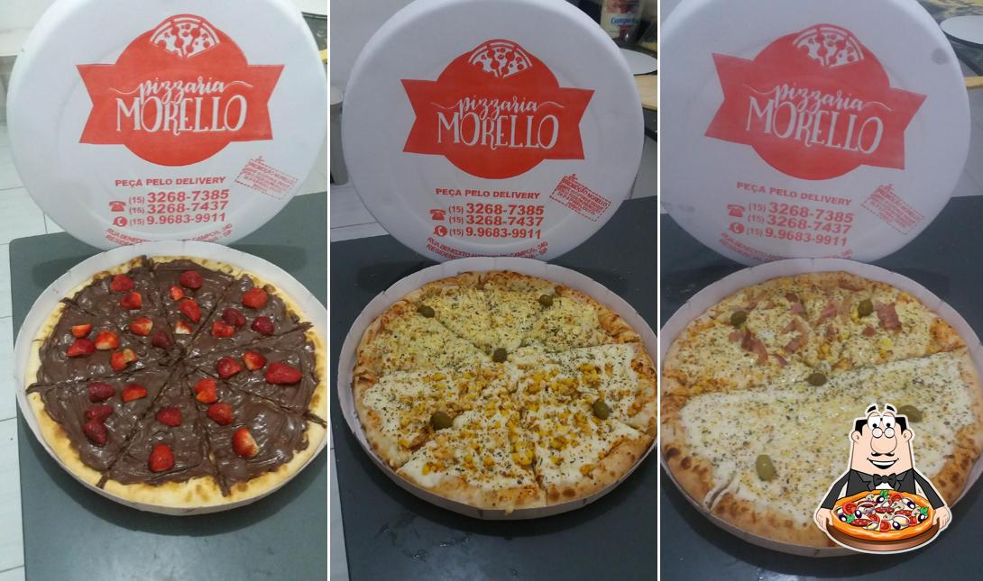 No Pizzaria Morello, você pode pedir pizza