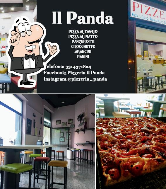 Gli interni di Pizzeria Il Panda