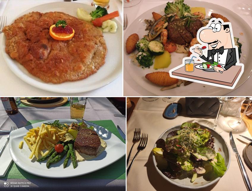 Platti al Restaurant Belvédère