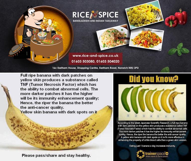 Comida en Rice & Spice