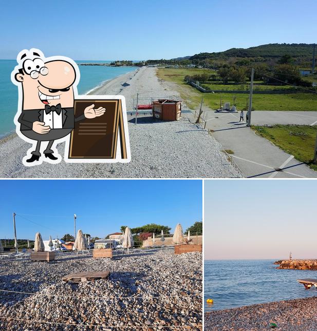 Goditi la vista dall'area esterna di Il Pirata