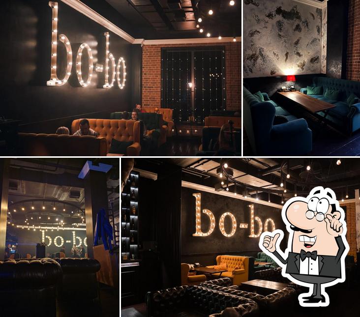 Посмотрите на внутренний интерьер "Bobo Lounge"