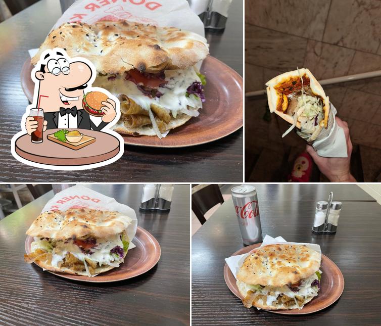 Commandez un hamburger à Durlacher Döner & Pizza