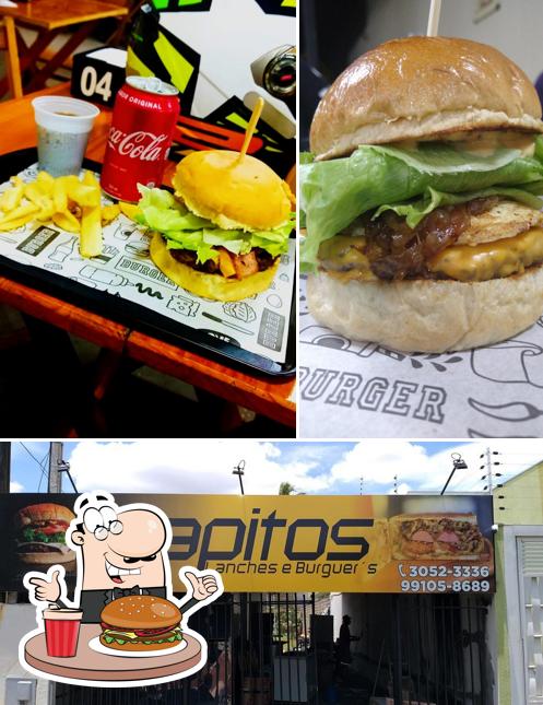 Peça um hambúrguer no Papitos Lanches, Burguer's e Porções