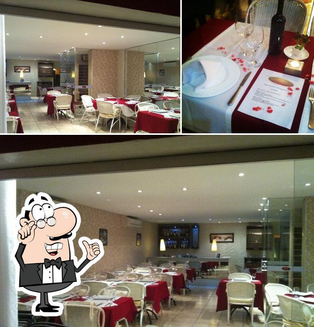 O interior do PepeNero Ristorante