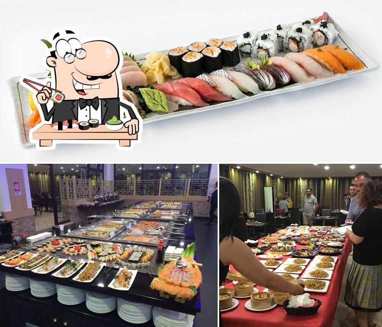 Ordina le diverse opzioni di sushi