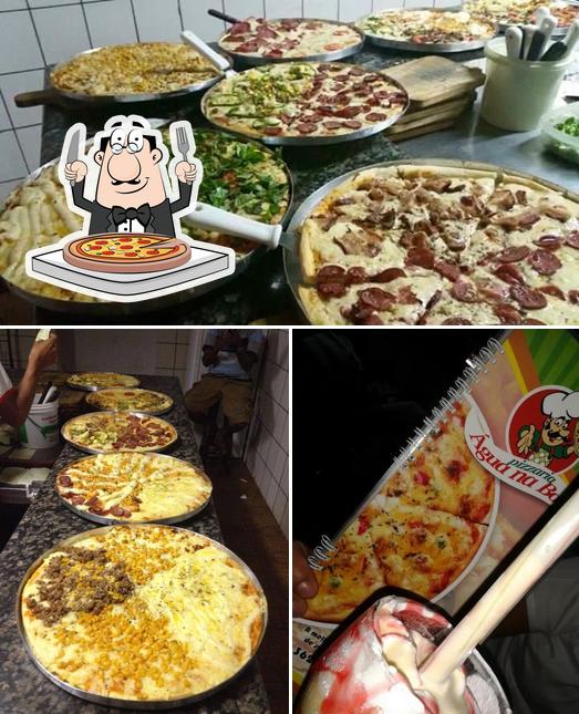 Consiga pizza no Pizzaria Água Na Boca