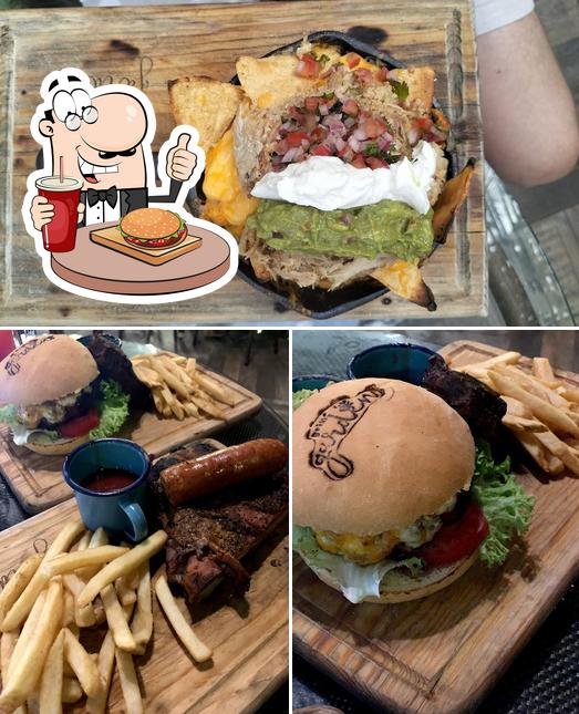 Order a burger at Grill Garden