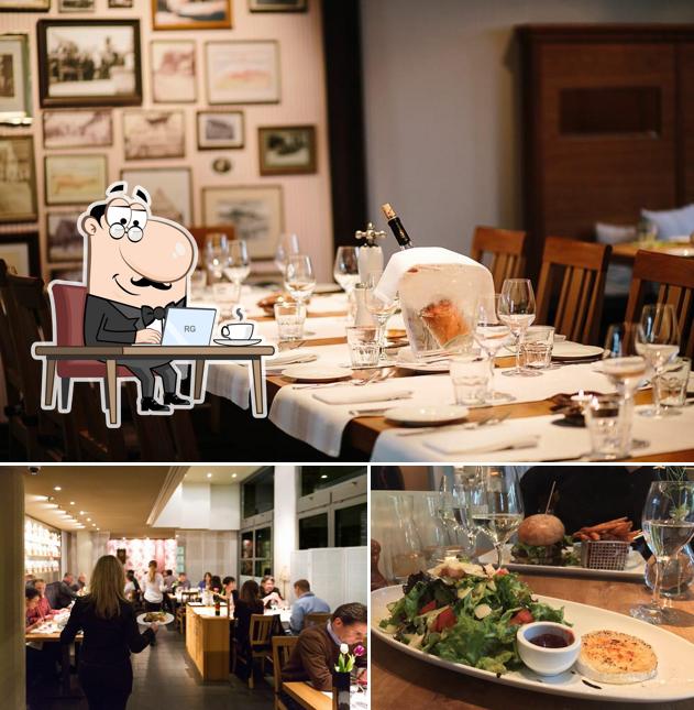 Mira las fotos que muestran interior y comida en Esszimmer im Rathaus, Restaurant, Terrasse, Weinbar, Fellbach