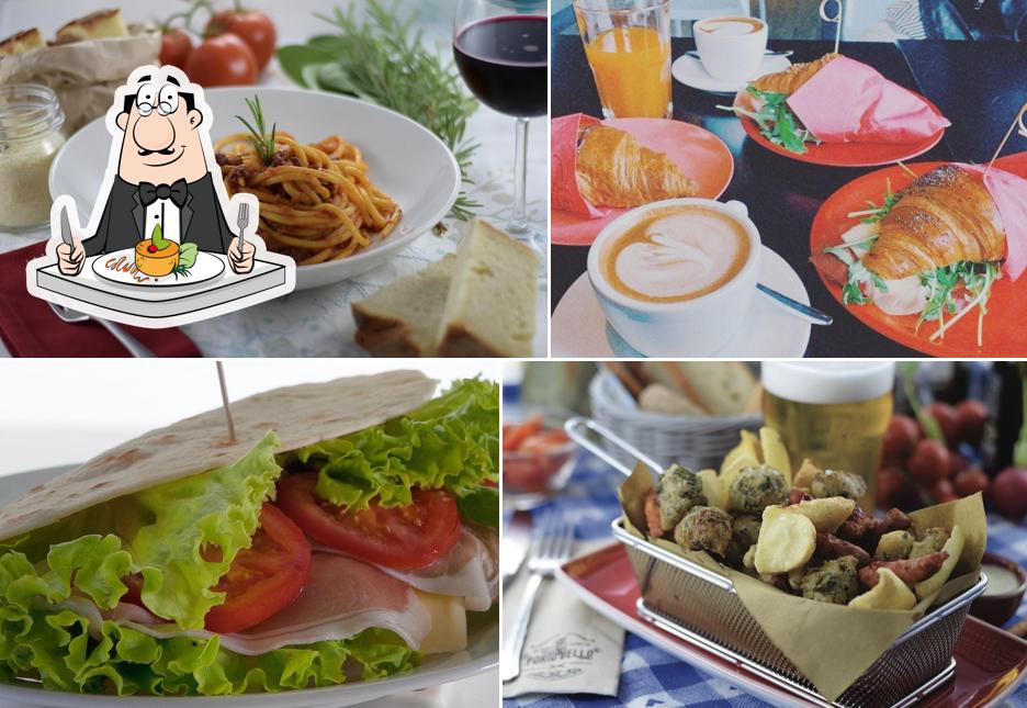 Spaghetti alla bolognese e involtini primavera al Portobello Food & Drink
