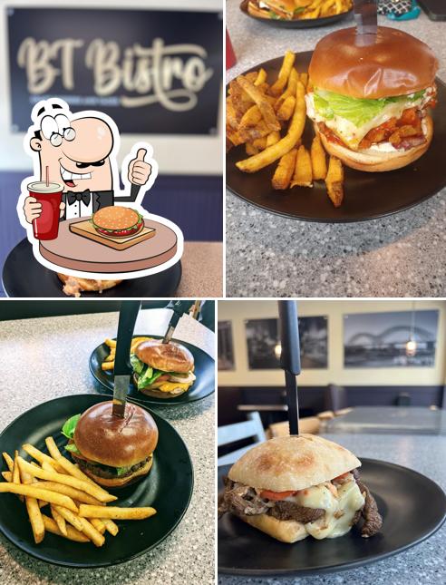 Try out a burger at BT Bistro
