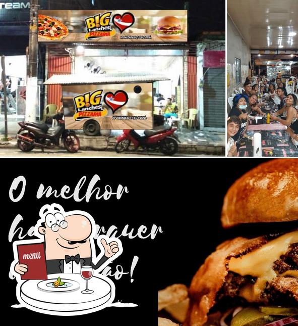 Comida em Big Lanches Pizzaria