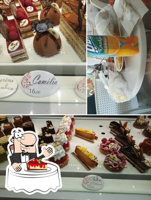 Boulangerie le Ruban Rouge offers a range of desserts