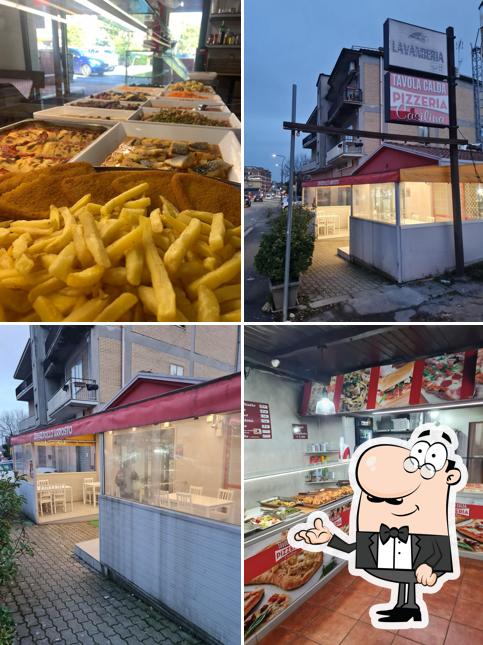 Tra le diverse cose da Pizzeria Tavola Calda “casilina” si possono trovare la interni e esterno