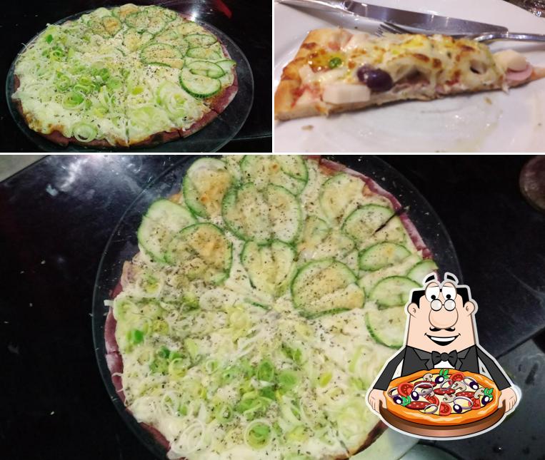 Escolha diferentes estilos de pizza