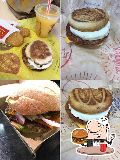 Get a burger at McDonald’s