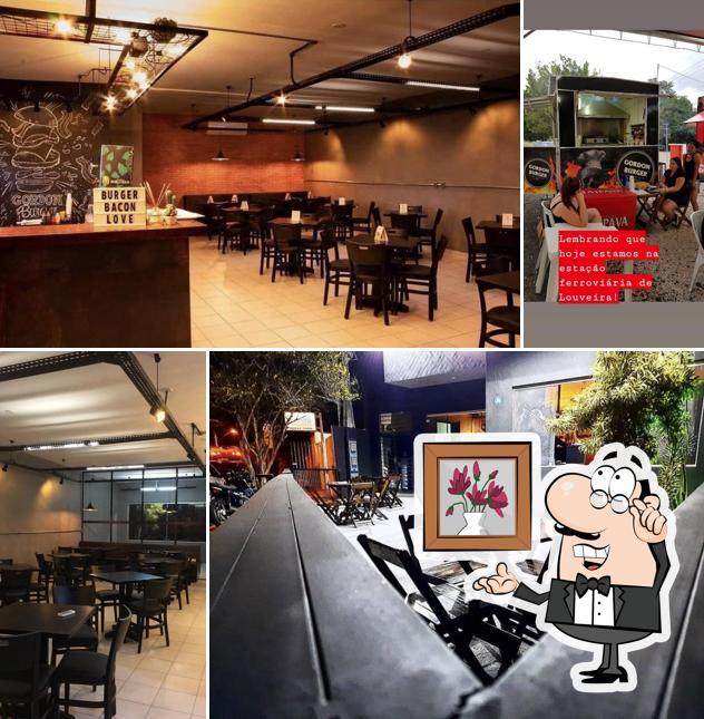 O interior do Gordon Burger