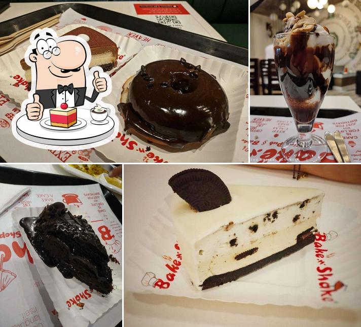 Bake-n-shake serves a selection of sweet dishes