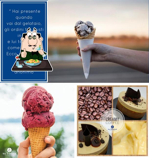 Platti al Gelateria Da Simone