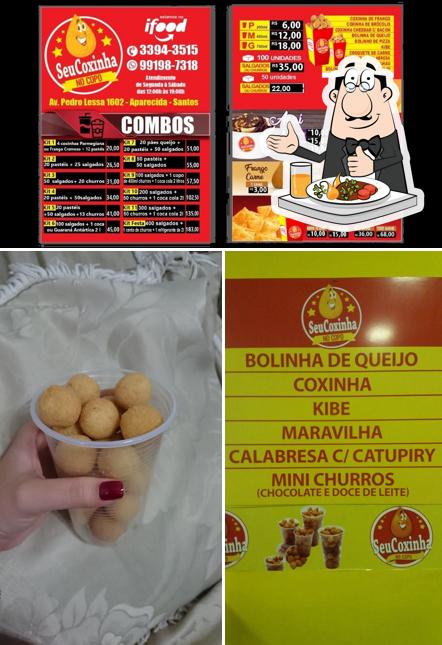 Platos en Seu Coxinha Pedro Lessa