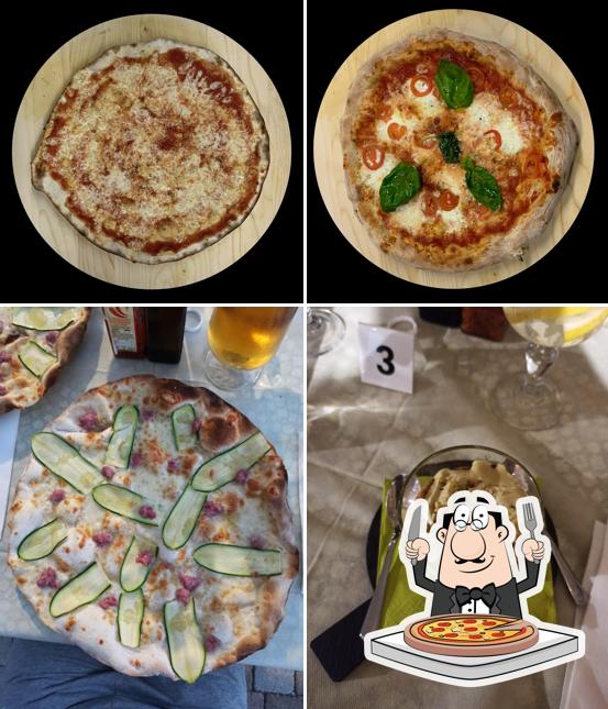 Scegli una pizza a circolo oasi