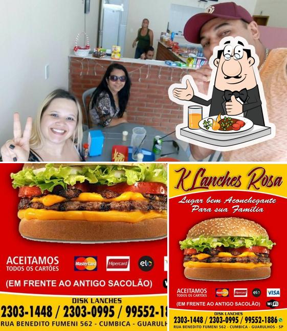 Comida em K Lanches ROSA