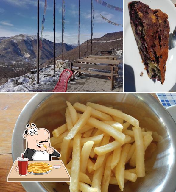 Patatine fritte al Rifugio Capanna Chiara