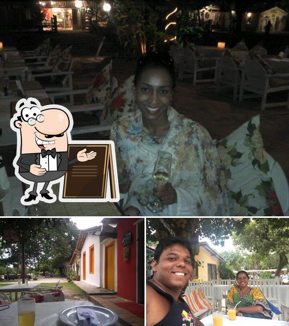 Dê uma olhada a foto ilustrando exterior e interior a Sabor da Bahia