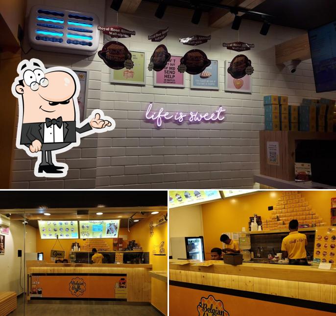 The interior of The Belgian Waffle Co