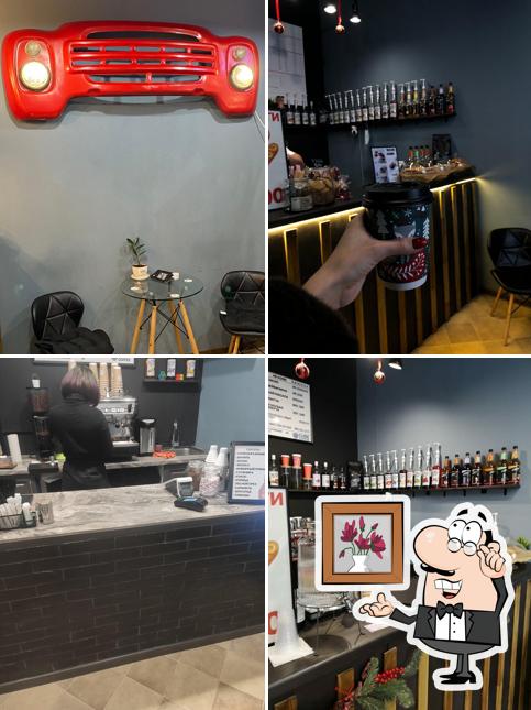 L'intérieur de Coffee Rooster