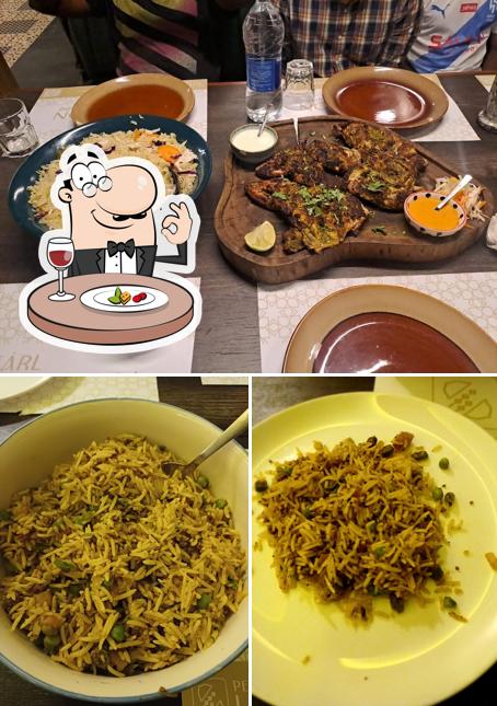 Food at Pearl Lagoon Restaurant