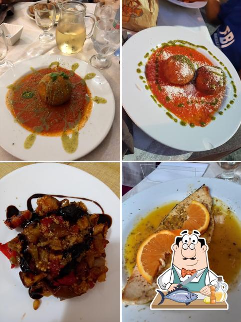 Salmone grigliato al Trattoria del Carmine