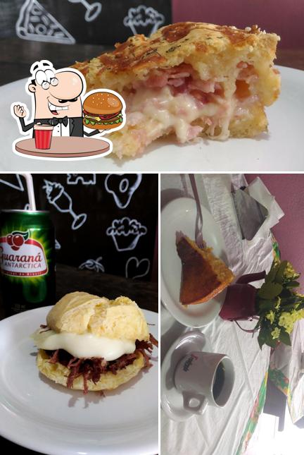 Experimente um hambúrguer no Sá Chica Café