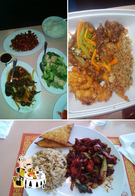 Food at Rising Dragon Chinese Restaurant