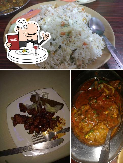 Food at The Park Restaurant