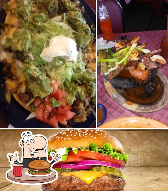 Get a burger at El Compadre Mexican Restaurant & Seafood