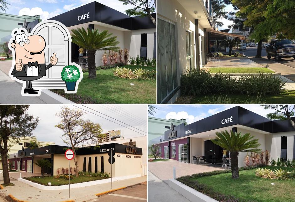 O exterior do Garden Café Rio do Sul