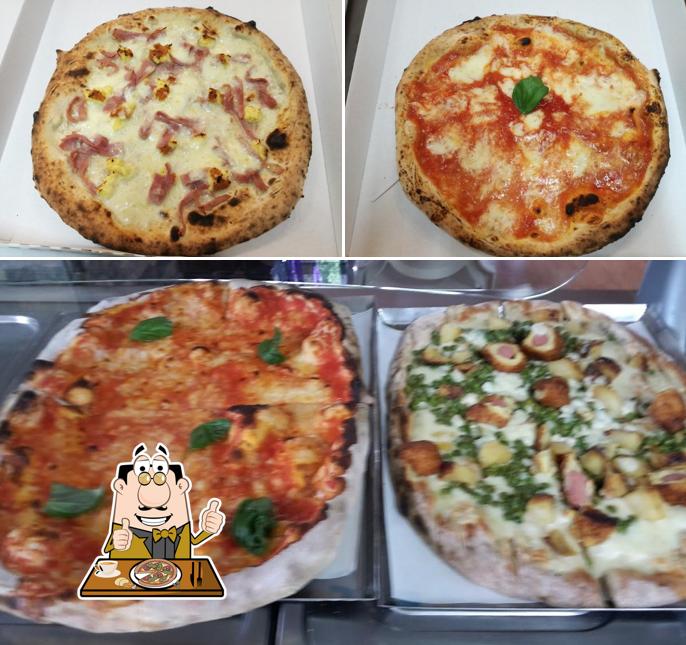 Prenez différents types de pizzas