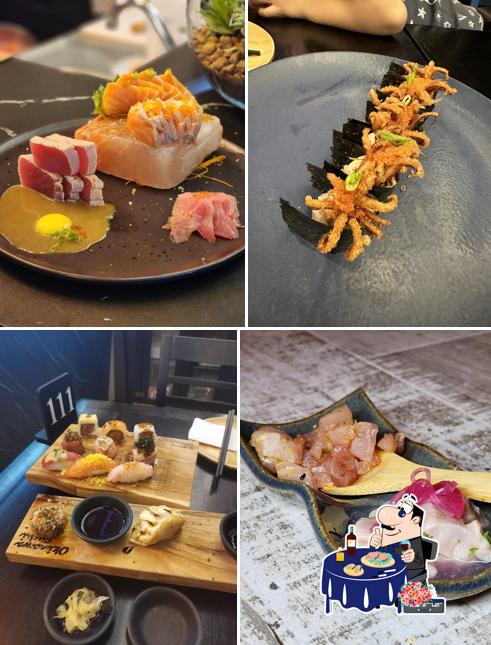 Sashimi em Okinawa Sushi