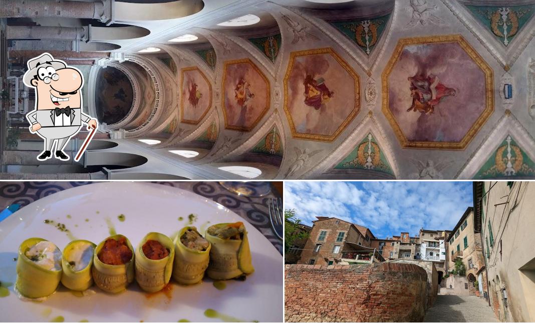 La foto della esterno e cibo di Ristorante pasticceria Ferretti