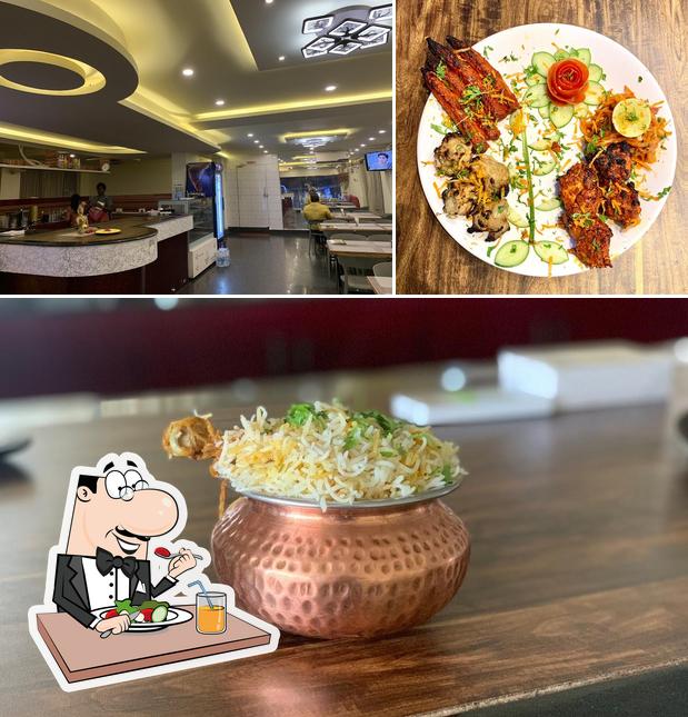 The picture of food and interior at Highway Restaurant