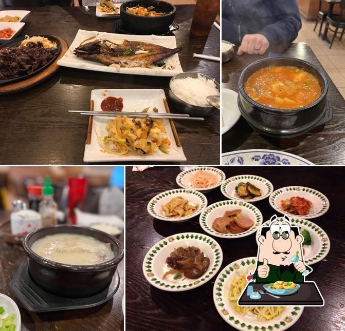Еда в "Shin Sa Dong Korean Restaurant"