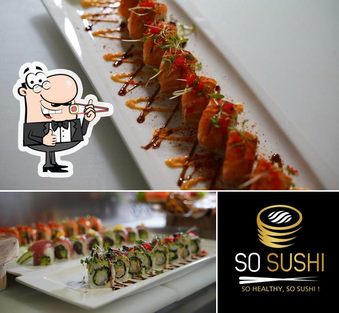 Les sushi sont offerts par So Sushi Kraainem