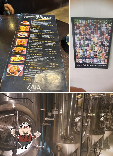 Esta é a imagem mostrando comida e exterior no Cervejaria PROSA