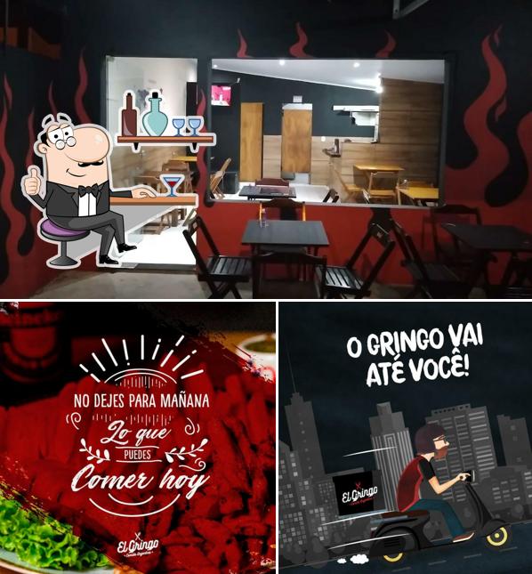 O interior do El Gringo