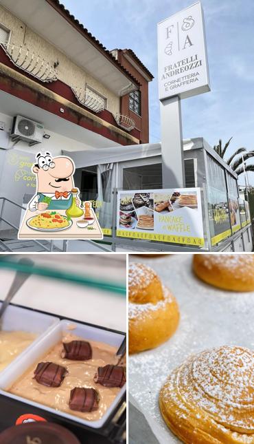 Tra le varie cose da Fratelli Andreozzi si possono trovare la cibo e interni